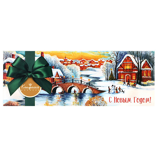 Новогодний набор: мармелад желейный, конфеты глазированные 160г