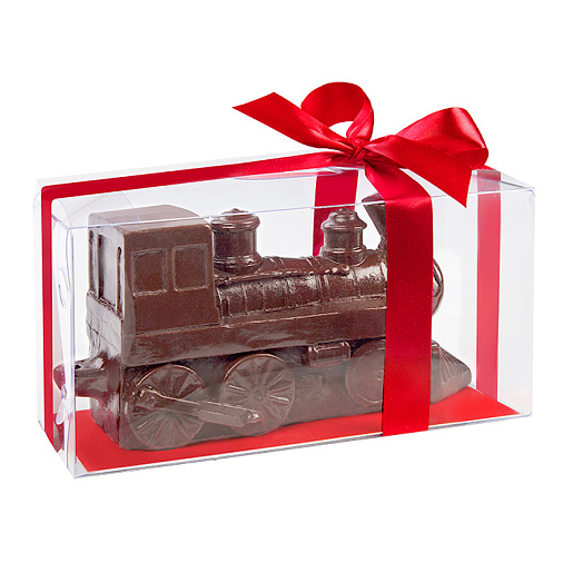 "Паровозик" скульптура молочный шоколад