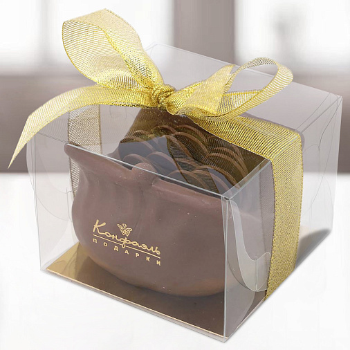 "Кошелек с деньгами" скульптура молочный шоколад 460г