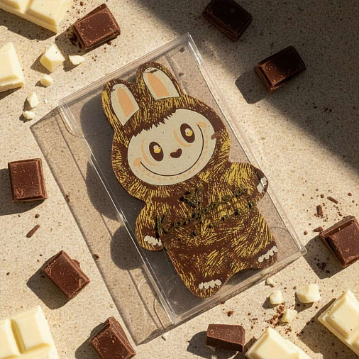 "Лабубушка" шоколад молочный 18г (желтый декор)