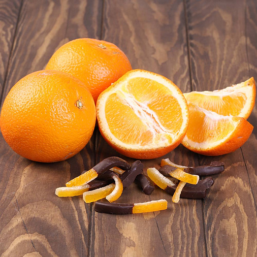 "Любимый вкус" апельсиновые корочки в горьком шоколаде 50г