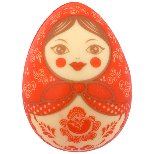 "Русские красавицы" набор 3 яйца белый и молочный шоколад