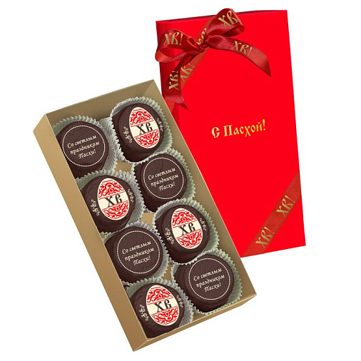 Пасхальный набор суфле в горьком шоколаде