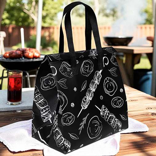 Термопакет "Шашлык" 30*30*17 (застежка-липучка многоразовая)