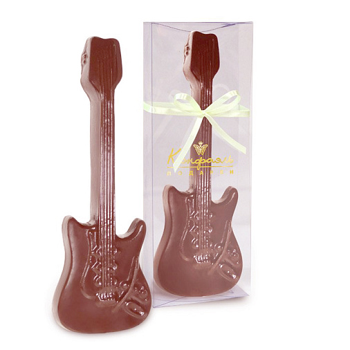 "Гитара" скульптура молочный шоколад