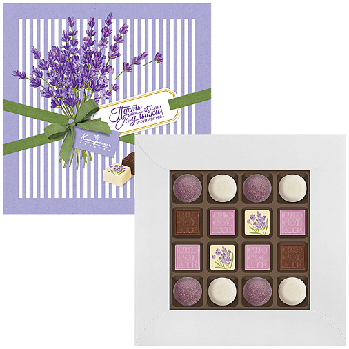 Набор шоколадных конфет и мармелада 210г