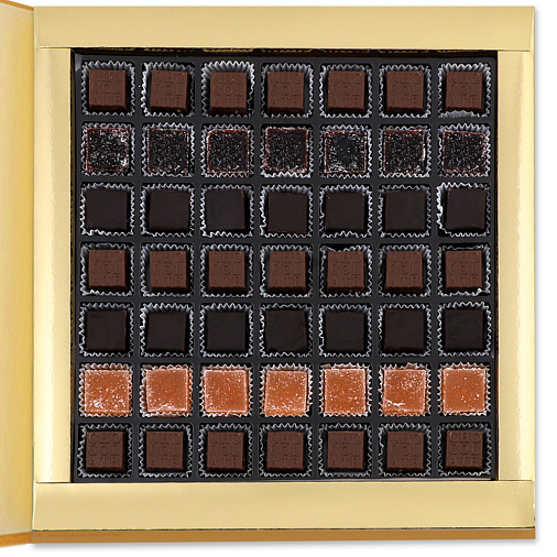 Подарочный набор с конфетами: мармелад, конфеты ассорти (мега-книга золотая)