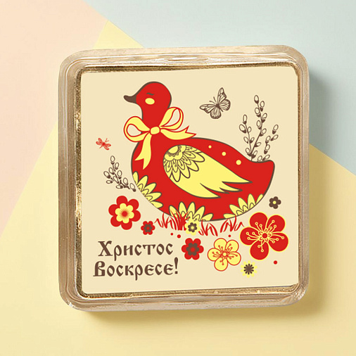 Пасхальная уточка шоколад белый 