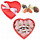 Набор Сердце из свежей клубники в шоколаде красный