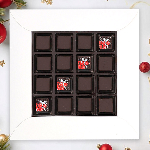 Новогодний набор шоколадные конфет 105г (Ярмарка)