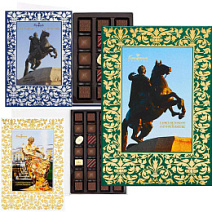 "Санкт-Петербург" книга с конфетами в ассортименте