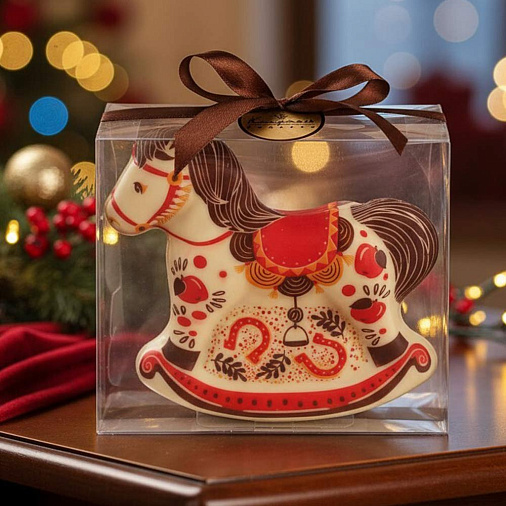 "Лошадка" скульптура шоколад белый 140г