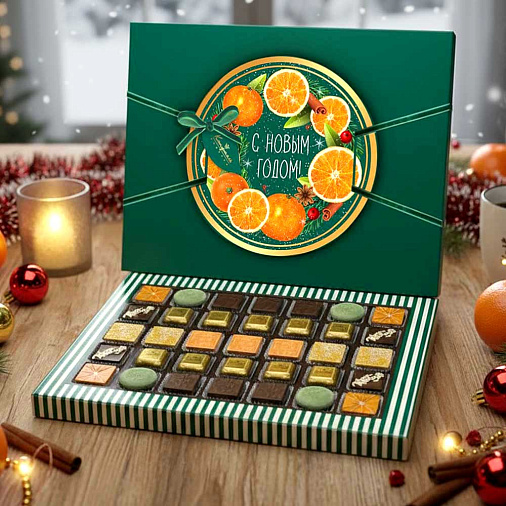 Новогодний набор конфет 370г