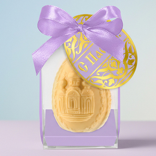 Пасхальное яйцо белый шоколад