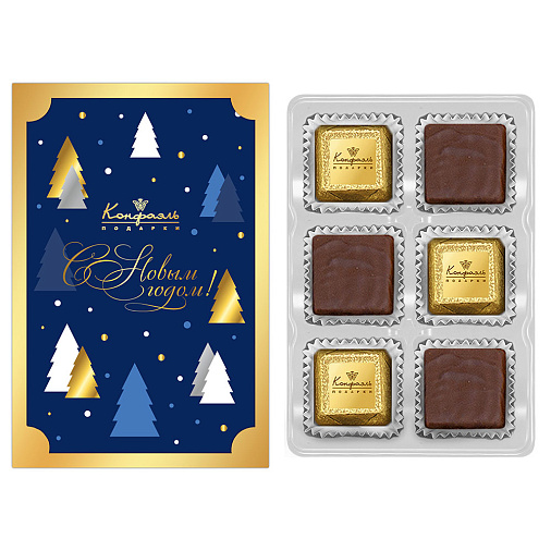 "С Новым годом" набор шоколадных конфет 45г