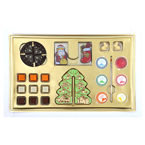 "Шоколадная ёлка" новогодний конструктор 445г