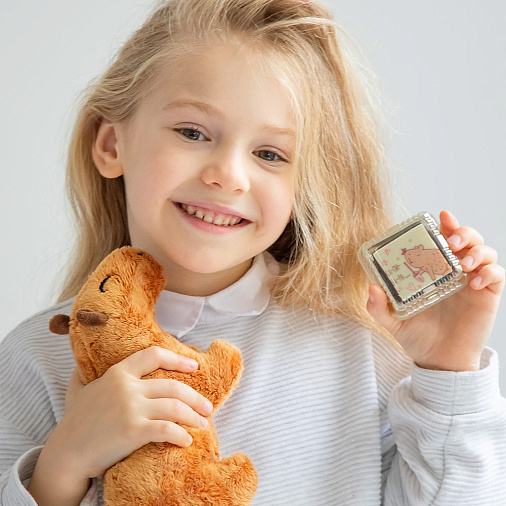 "Капибара со стаканчиком" суфле ванильное 