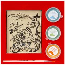 "Рыбка" раскраска белый шоколад