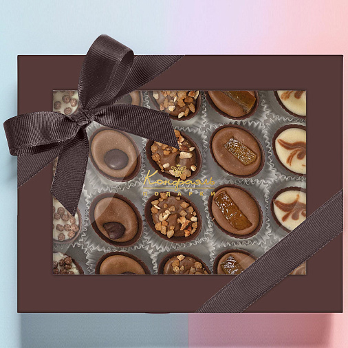 "Ураза-Байрам" набор конфет ручной работы (коричневый)