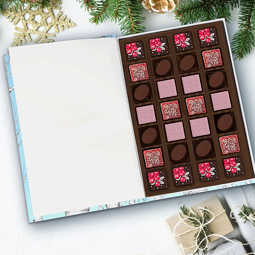 «Птицы» книга с конфетами ассорти и мармеладом 270г