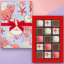 Набор конфет: мармелад, конфеты глазированные, шоколадные конфеты "Ассорти" 170г