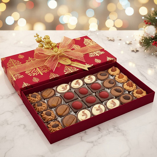 Новогодний набор конфет ручной работы 310г