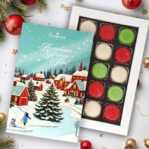 Новогодний набор мармелада желейного: "Сливочная намелака", "Личи", "Зеленая дыня" 255г