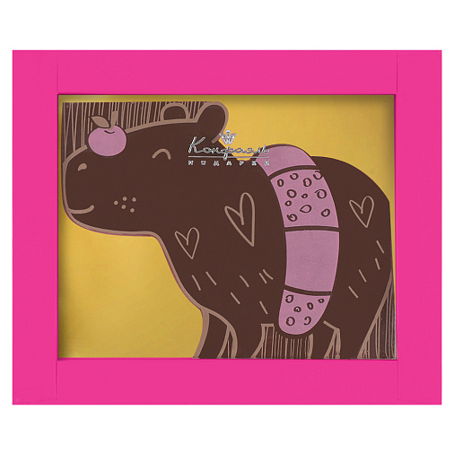 "Капибара" открытка молочный шоколад 