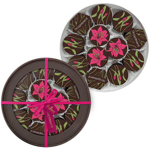 Набор шоколадного и кофейного суфле в горьком шоколаде 360г