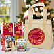 Новогодний набор: конфеты, фруктовые чипсы, пряник, чай 325г в термопакете