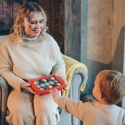 "Мама" набор конфет ручной работы 150г