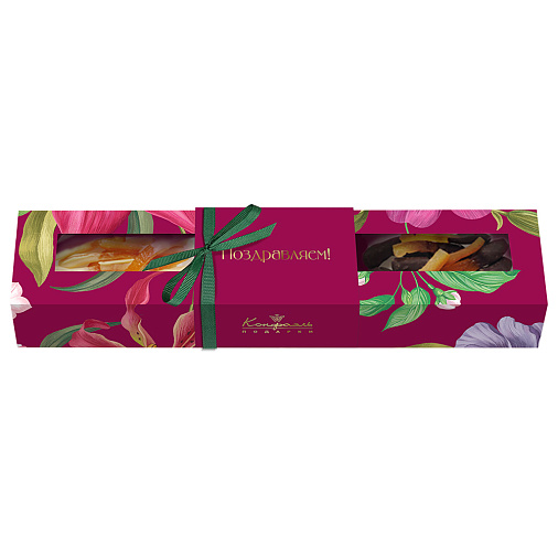 Набор цукатов лимонные корочки в молочном и белом шоколаде 80г