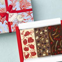 Набор шоколада 3 вкуса с добавками: горький, молочный, белый (жемчужная коллекция)