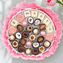 "8 марта" букет из конфет ручной работы 325г