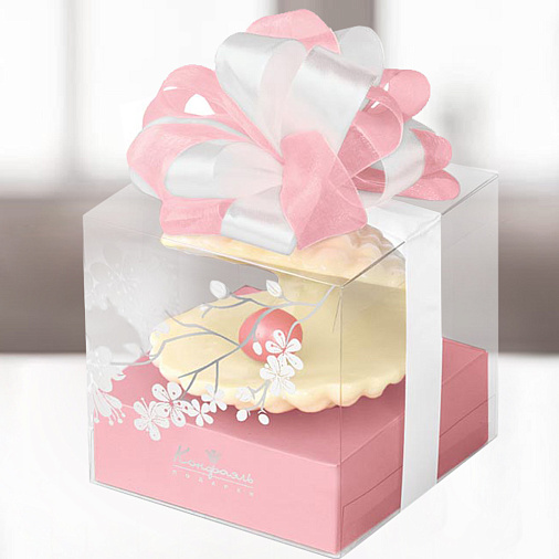 "Жемчужина" скульптура белый шоколад 300г